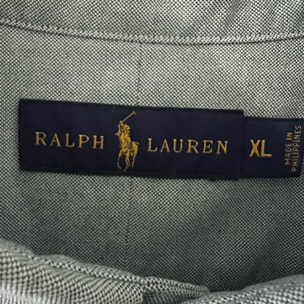 Ralph Lauren Men's Button-Down Shirt in Mint Green.Sz/XL - Picture 7 of 9